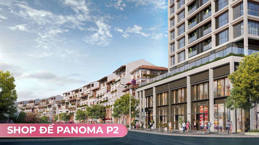 P20112 – SHOPHOUSE KHỐI ĐẾ PANOMA 2 | 218,8M² SỞ HỮU LÂU DÀI 