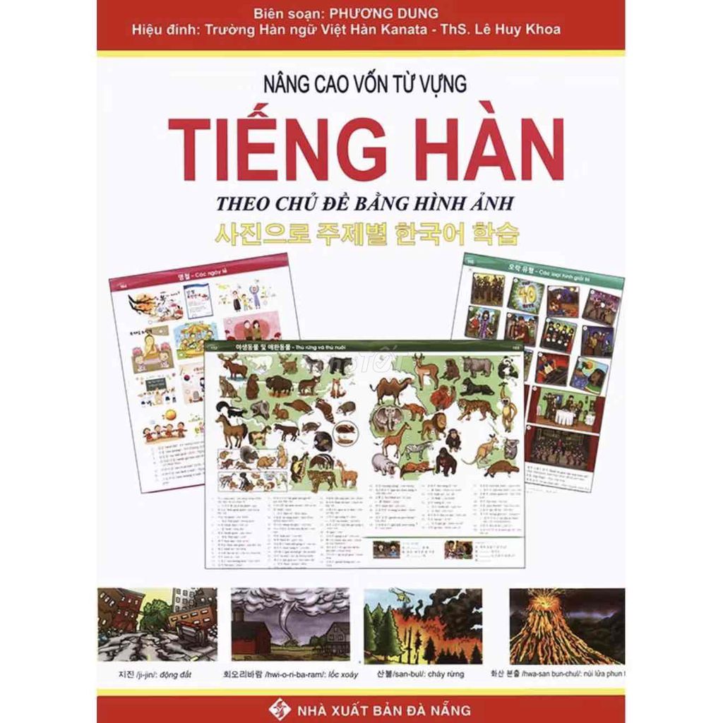 Sách - Nâng cao vốn từ tiếng Hàn theo hình ảnh