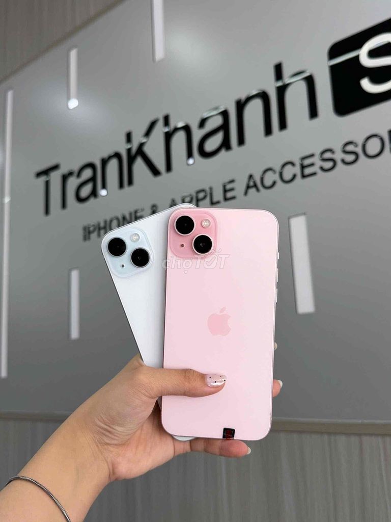 Apple iPhone 15 Plus 128GB Hồng 99%. Mua bán Điện thoại tại Thành phố Thủ Dầu Một Bình Dương được đăng bởi TRẦN KHÁNH STORE TRẢ GÓP BAO NỢ XẤU hình 1