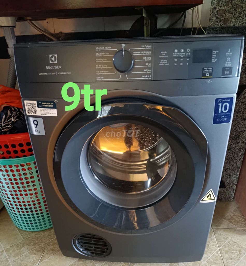 Máy sấy Electrolux EDV904N3SC 9kg Xám Thái Lan. Mua bán Máy giặt tại Quận Ngũ Hành Sơn Đà Nẵng được đăng bởi Vo Thao Ly  hình 1