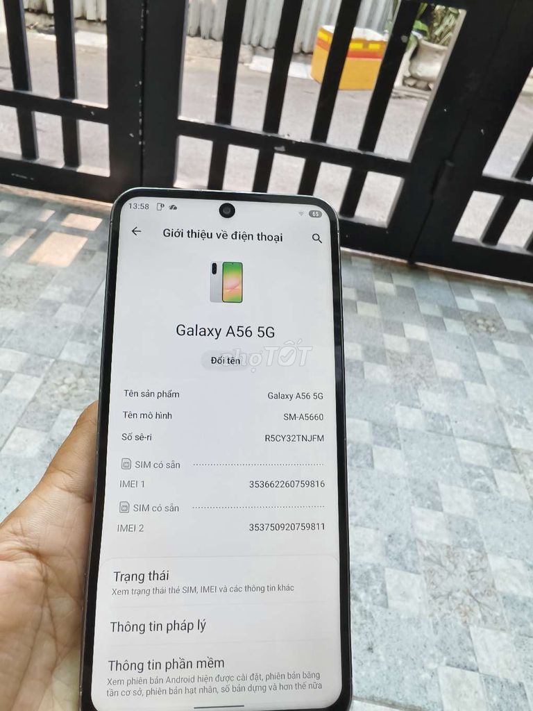 samsung a56 5g bể lưng. Mua bán Điện thoại tại Quận Bình Tân Tp Hồ Chí Minh được đăng bởi Hạnh Võ hình 1