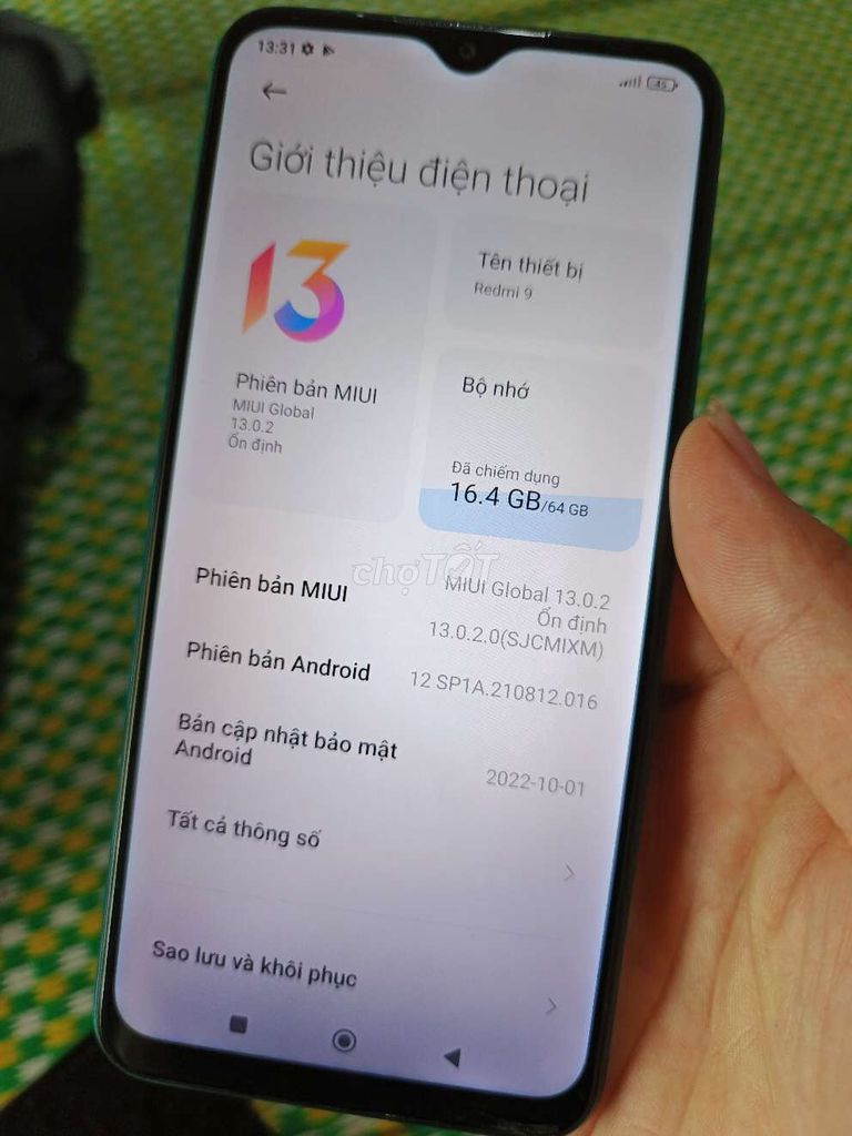 Redmi 9. Mua bán Điện thoại tại Huyện Phú Lương Thái Nguyên được đăng bởi Hoàng Vũ Điện hình 1