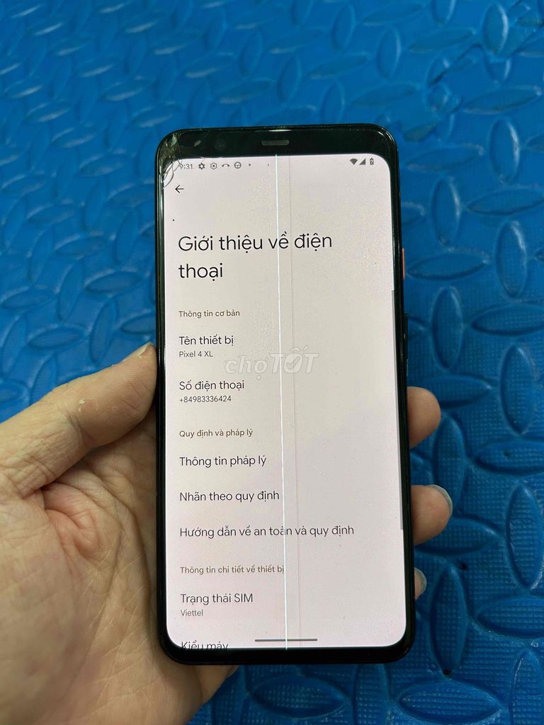 Bán Google Pixel 4xl snap855 zin kẻ màn. Mua bán Điện thoại tại Quận Hà Đông Hà Nội được đăng bởi Mạnh Mobile hình 1