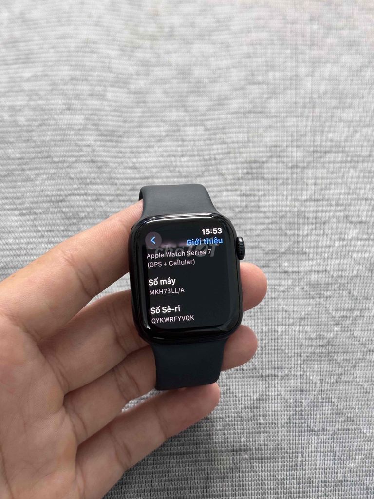 Apple Watch Series 7/41MM LTE Nhôm Midnight Mã LL