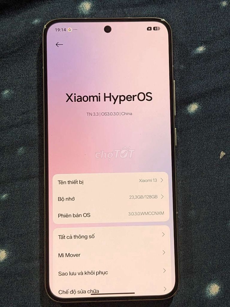 Xiaomi Mi 13 128GB Trắng. Mua bán Điện thoại tại Quận Nam Từ Liêm Hà Nội được đăng bởi Hoàng Đông hình 1
