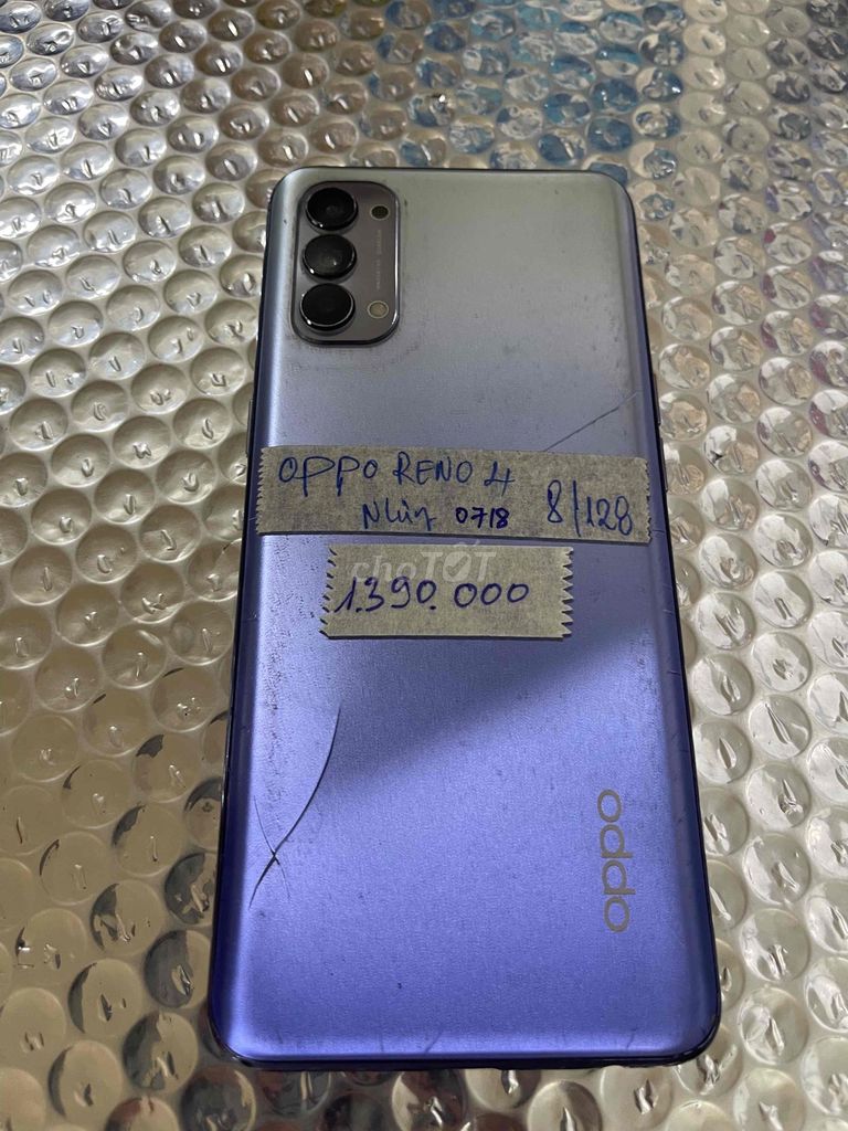 Oppo Reno 4 8/128GB nứt lưng. Mua bán Điện thoại tại Quận Ninh Kiều Cần Thơ được đăng bởi Cầm Đồ Anh Quý hình 1