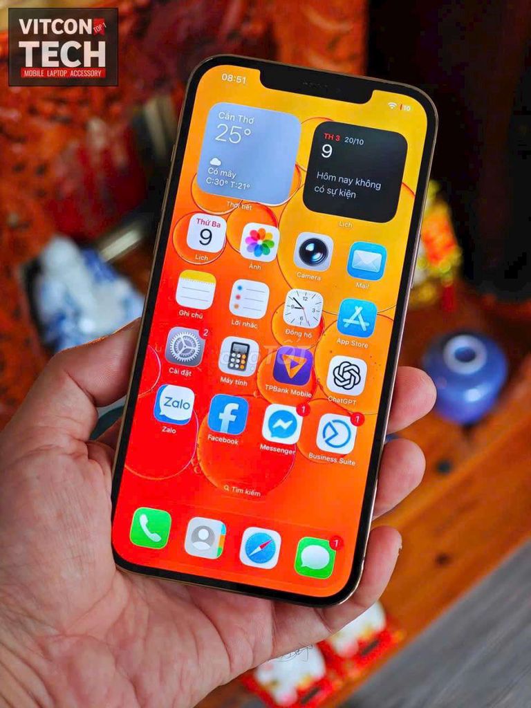 Apple iPhone 12 Pro Max 128GB Vàng. Mua bán Điện thoại tại Quận Cái Răng Cần Thơ được đăng bởi Kim Phú hình 1