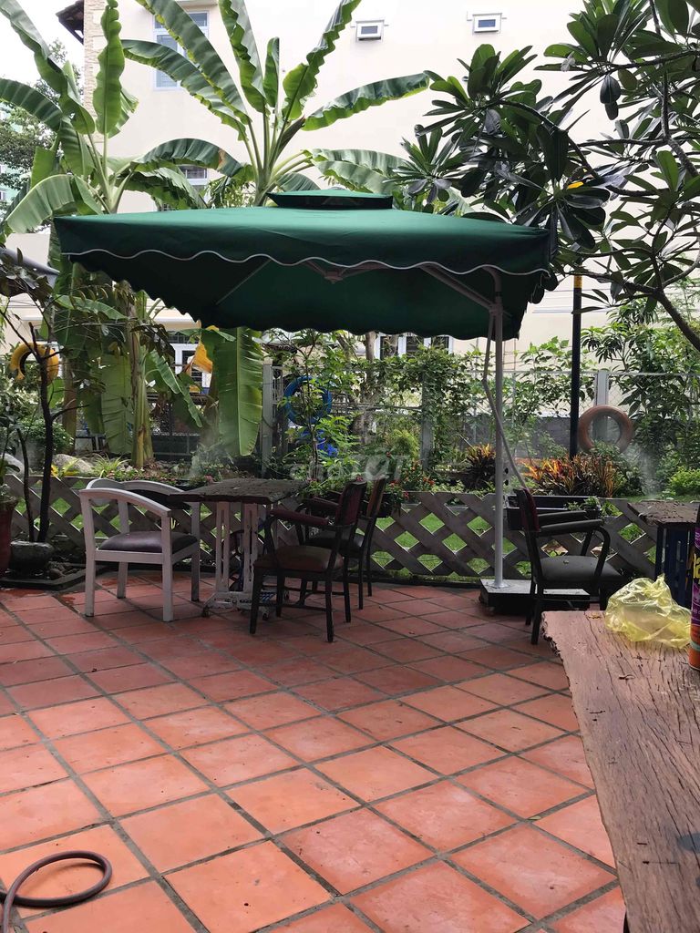 Dù che nắng Vải Kim loại Xanh lá Sân vườn 2,5x2,5m. Mua bán Nội thất, đồ gia dụng khác tại Thành phố Bến Tre Bến Tre được đăng bởi Dù cà phê hình 1