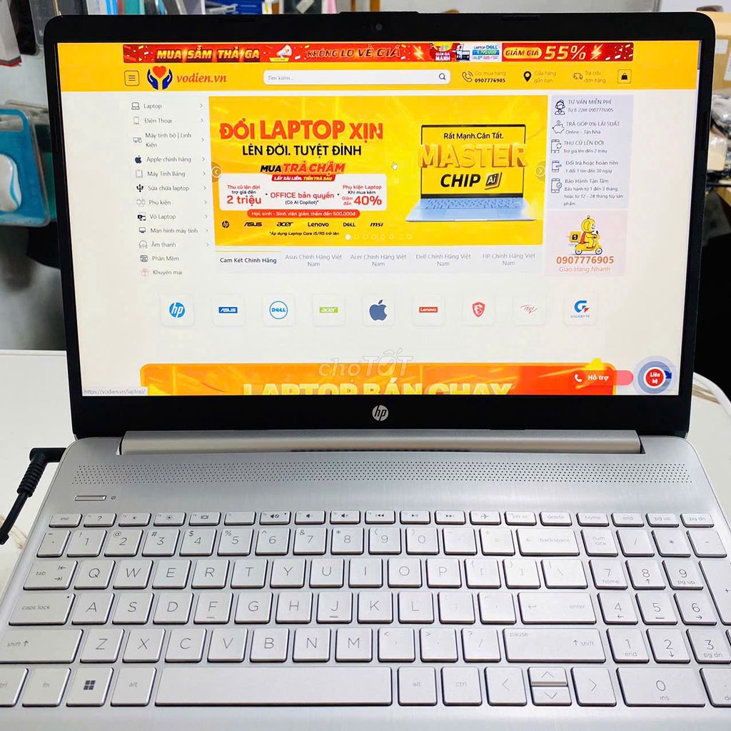 HP NoteBook 15s fq5162TU i5-1235U 8GB/512GB Bạc. Mua bán Laptop tại Quận Ninh Kiều Cần Thơ được đăng bởi Võ Diện hình 1