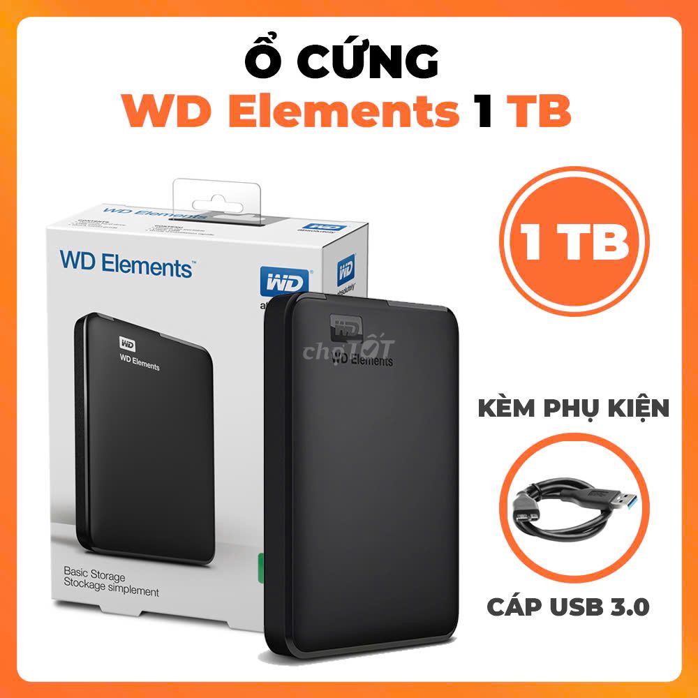Ổ cứng di động HDD Box WD ELEMENTS 500GB 1TB 2TB. Mua bán Linh kiện (RAM, Card...) tại Quận 10 Tp Hồ Chí Minh được đăng bởi Tùng HH hình 3