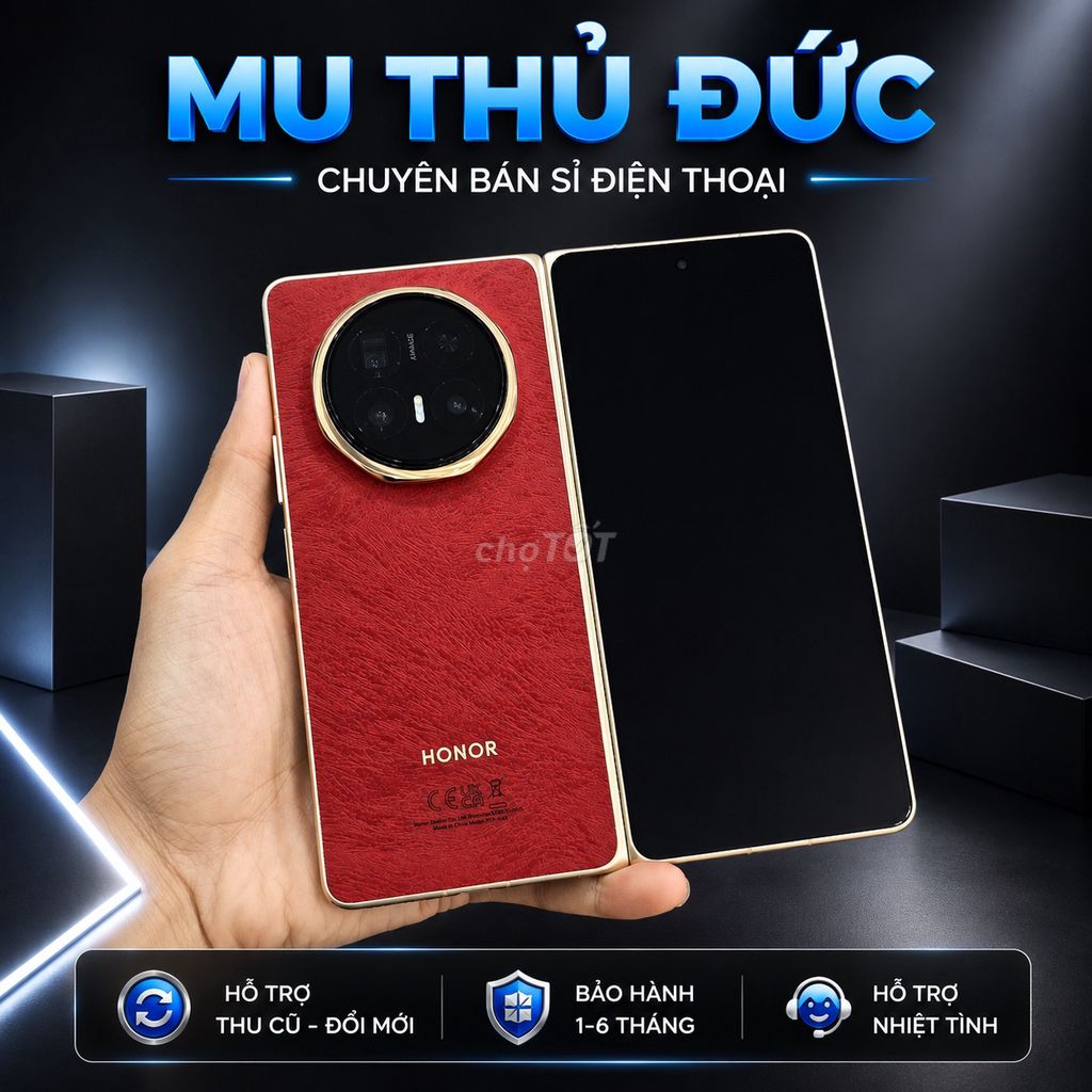 Honor Magic V6 5G (16+1TB) Quốc Tế, Red 99.9%. Mua bán Điện thoại tại Thành phố Thủ Đức Tp Hồ Chí Minh được đăng bởi Mu Android Thủ Đức HCM hình 1