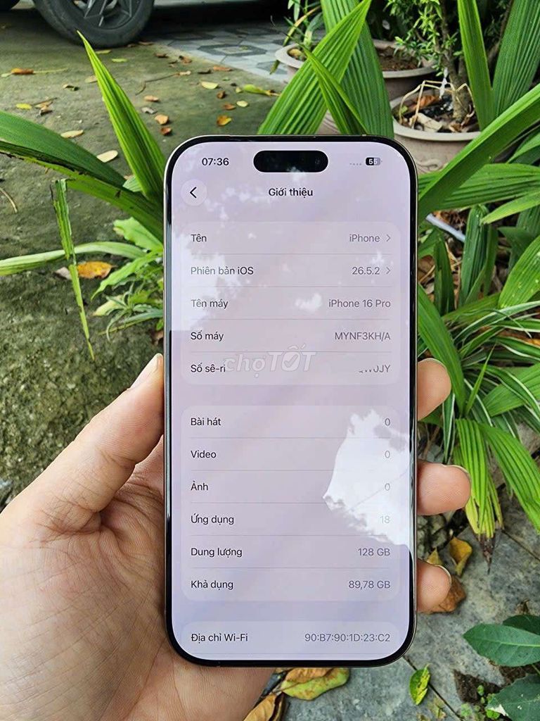 iPhone 16 Pro 128GB Vàng Đã sử dụng. Mua bán Điện thoại tại Thành phố Thanh Hóa Thanh Hóa được đăng bởi An Binh hình 1