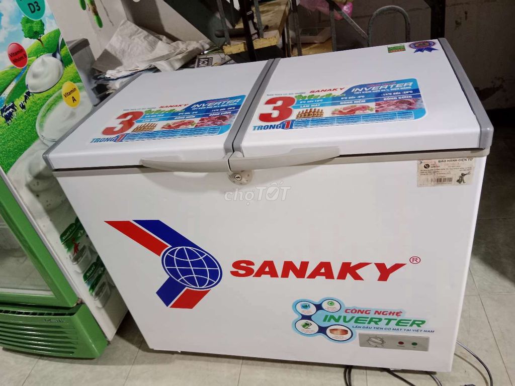 Sanaky tủ đông suất 250 lít