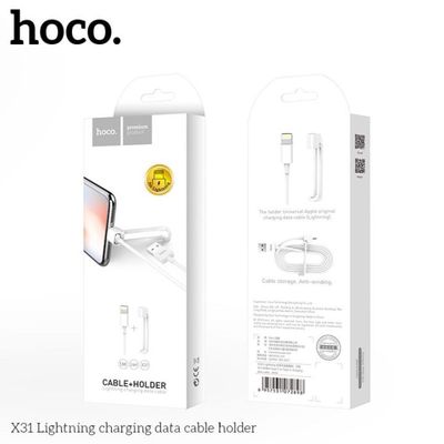 Cáp Hoco X31 dài 1m2 kèm giá đỡ cho iPhone
