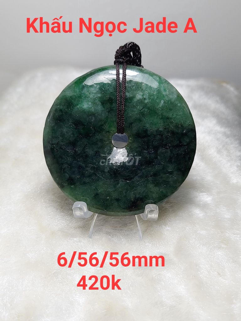 Mặt đá ngọc Jade A tự nhiên 10