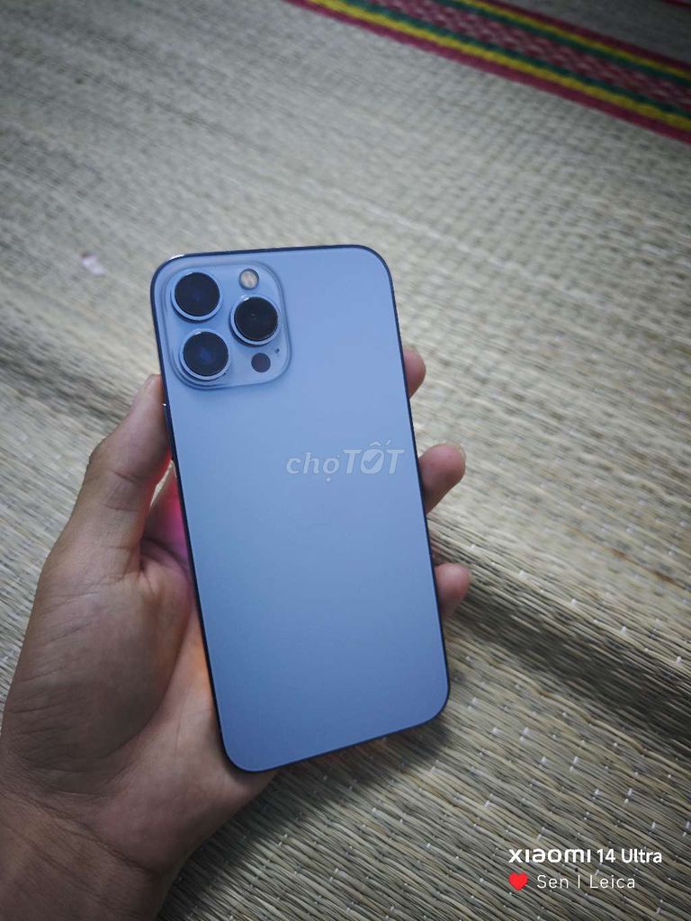 iPhone 13 Pro Max 256GB Xanh Blue Mỹ. Mua bán Điện thoại tại Quận Ninh Kiều Cần Thơ được đăng bởi Maybe hình 1