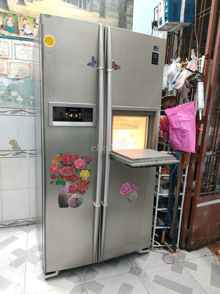 Tủ lạnh LG side by side 2 cánh 624 lít zin tiết ki