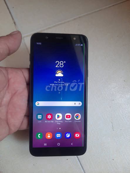 Samsung A6 Plus 4GB/32GB Đen Màn hình sọc. Mua bán Điện thoại tại Quận Tân Phú Tp Hồ Chí Minh được đăng bởi Hội Đồ Điện Tử hình 1