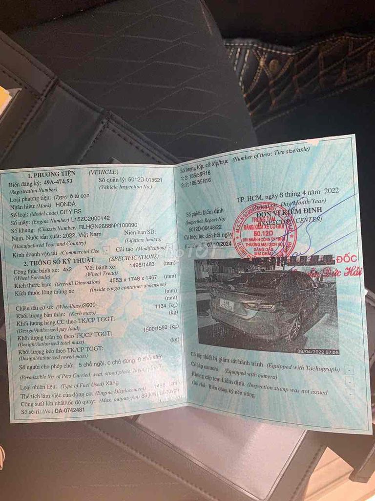 Honda City 2022 RS - 60000 km. Mua bán Ô tô tại Huyện Hóc Môn Tp Hồ Chí Minh được đăng bởi Đức tài hình 4