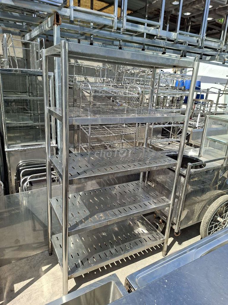 Kệ Inox 304 Bạc 1m7 x 1m x 50cm. Mua bán Tủ, kệ gia đình tại Thành phố Biên Hòa Đồng Nai được đăng bởi Bùi Huyền hình 1