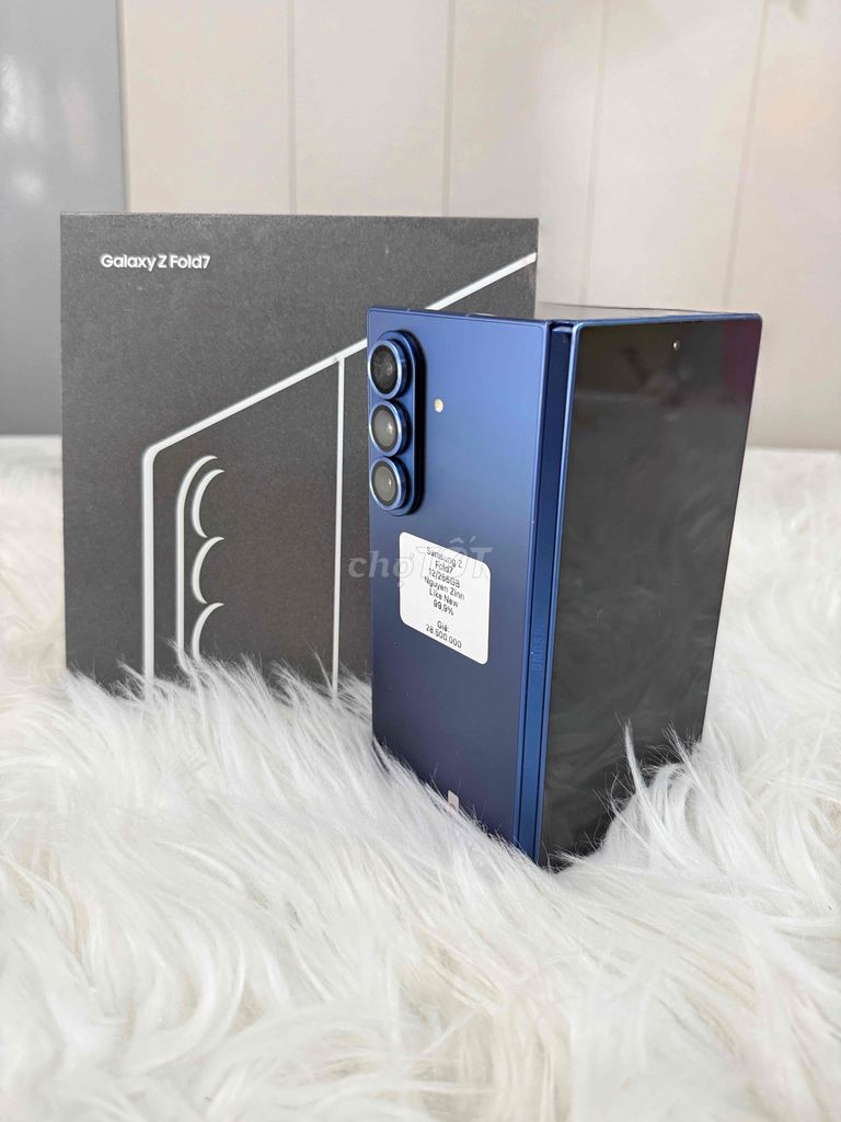 ⭐️⭐️Samsung Z Fold 7, 12/256G Xanh Navy Fullbox⭐️⭐️. Mua bán Điện thoại tại Thành phố Huế Thừa Thiên Huế được đăng bởi Cầm Đồ Thanh Lý  hình 1