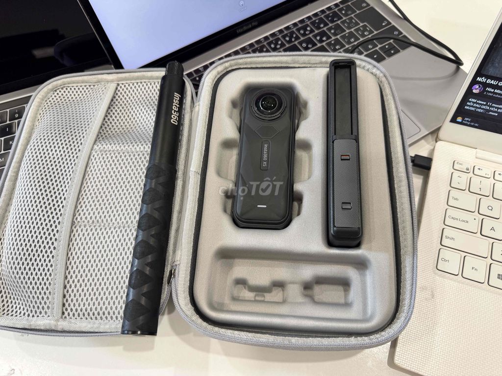 Camera hành trình Insta360 X5 Đen 128GB. Mua bán Máy ảnh, Máy quay tại Quận Nam Từ Liêm Hà Nội được đăng bởi Luxthumua Tây Mỗ hình 1