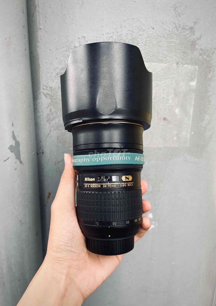 Ống kính Nikon Nikkor 24-70 F2.8 Nano đẹp keng. Mua bán Máy ảnh, Máy quay tại Quận Hoàng Mai Hà Nội được đăng bởi Trần Duy Thành  hình 1