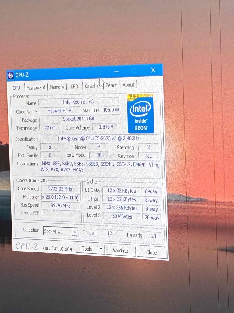 Máy tính để bàn Intel Xeon E5-2673 v3. Mua bán Máy tính để bàn tại Thành phố Biên Hòa Đồng Nai được đăng bởi Phú PC Laptop hình 1