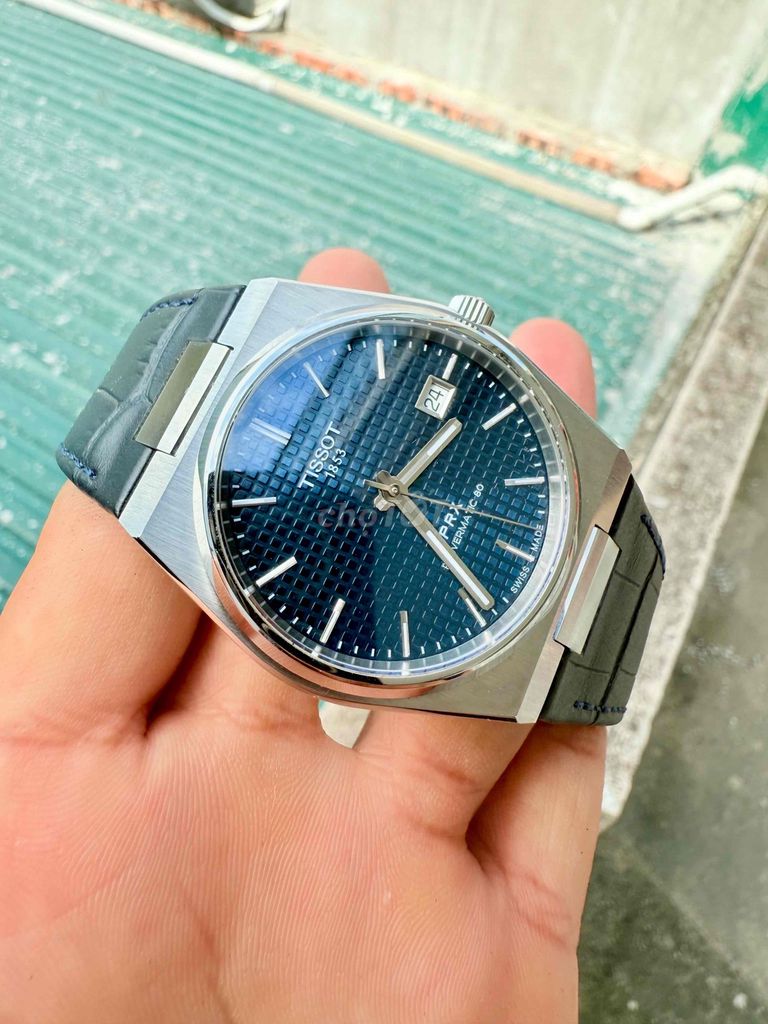 Đồng hồ Tissot PRX Powermatic 80 Nam Xanh. Mua bán Đồng hồ tại Huyện Tiền Hải Thái Bình được đăng bởi Chí Hiếu hình 1