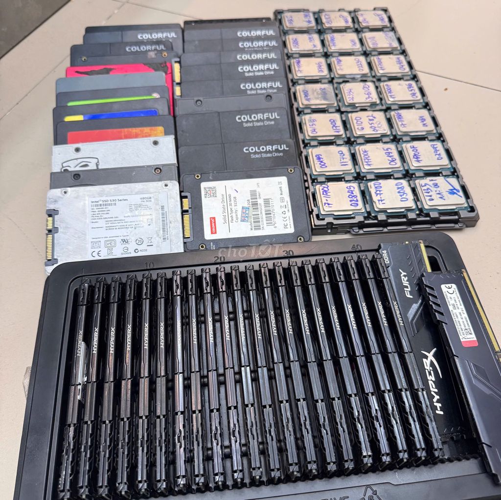 [Hàng Mới Về]  SSD 2.5 M2 NVMe / Ram / Chip / Main. Mua bán Linh kiện (RAM, Card...) tại Quận Tân Bình Tp Hồ Chí Minh được đăng bởi Mua Bán MÁY TÍNH Linh Kiện Đồ Điện Tử hình 1