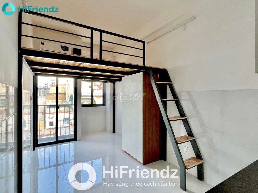 Phòng DUPLEX MỚI 100%  BAN CÔNG CỬA SỔ FULL NỘI THẤT