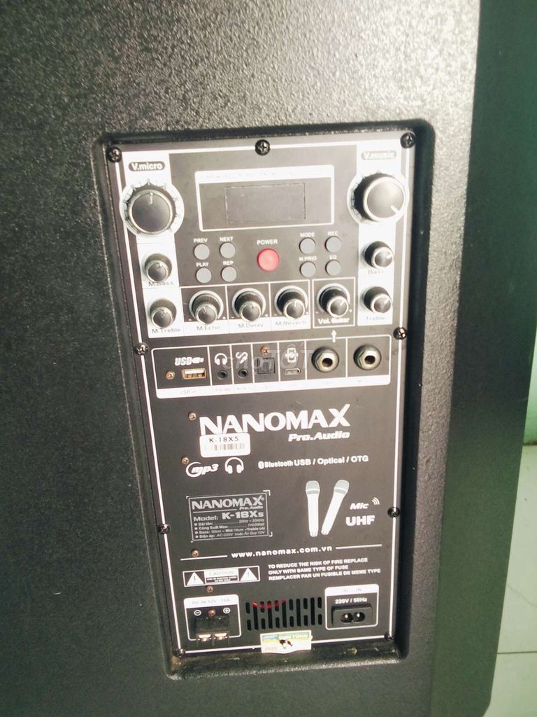 Loa kéo Nanomax K-18X5 Đen. Mua bán Tivi, Âm thanh tại Quận Bình Thạnh Tp Hồ Chí Minh được đăng bởi pham le lam hình 1