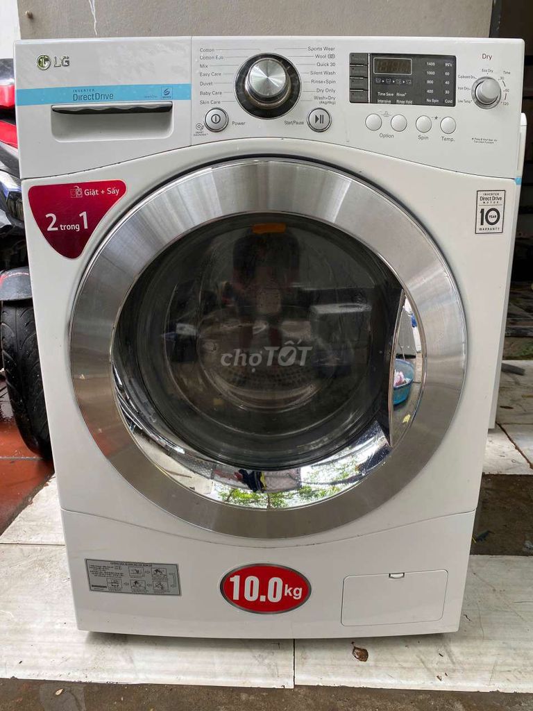 Máy giặt sấy LG 10kg Trắng Giặt và sấy. Mua bán Máy giặt tại Quận Hà Đông Hà Nội được đăng bởi tuấn anh hình 1