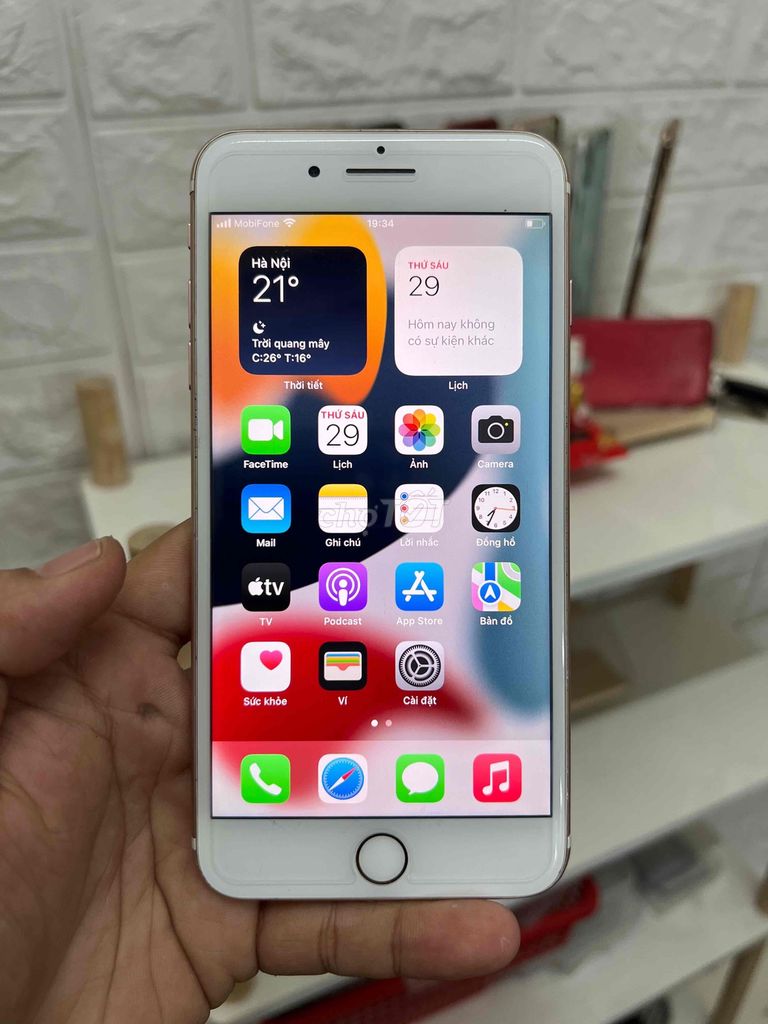 Iphone 7plus 32gb, màn hình zin, pin 100