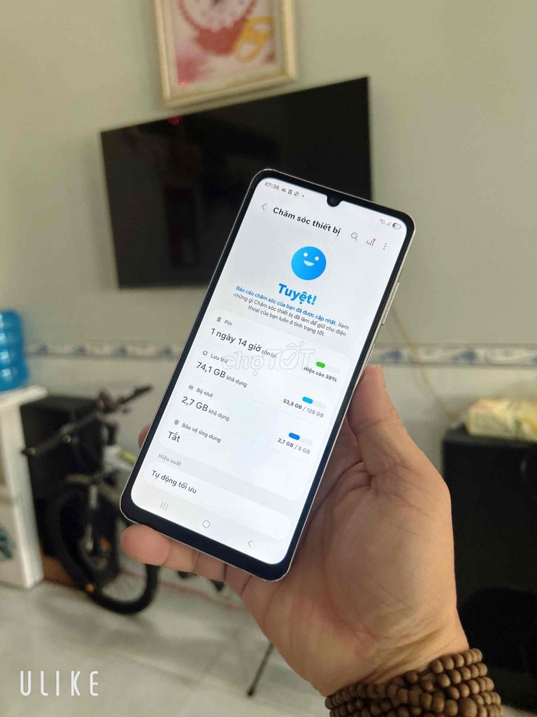 Samsung Galaxy A06 5G 128GB Trắng. Mua bán Điện thoại tại Quận Ô Môn Cần Thơ được đăng bởi Cửa Hàng đtdđ Bảo Ngọc hình 1
