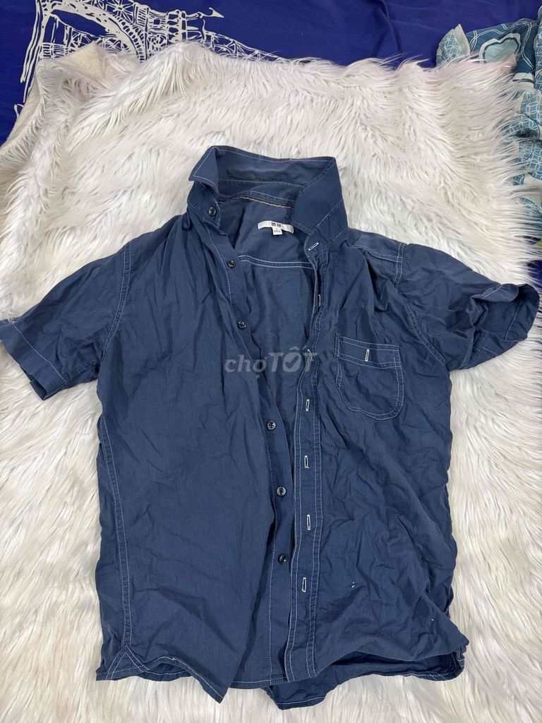 Áo sơ mi Uniqlo Nam Xanh đậm size S. Mua bán Quần áo tại Thành phố Thủ Đức Tp Hồ Chí Minh được đăng bởi Bắc1985 hình 1
