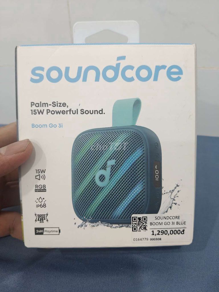 Loa Bluetooth Soundcore Boom Go 3i Xanh IP68. Mua bán Tivi, Âm thanh tại Thành phố Trà Vinh Trà Vinh được đăng bởi Phan Duy Toàn hình 1