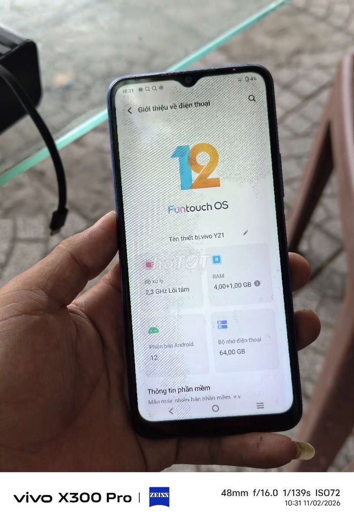 Vivo y21 ram 4/64g pin 5000. Mua bán Điện thoại tại Thành phố Vị Thanh Hậu Giang được đăng bởi máy củ giá tốt  hình 1