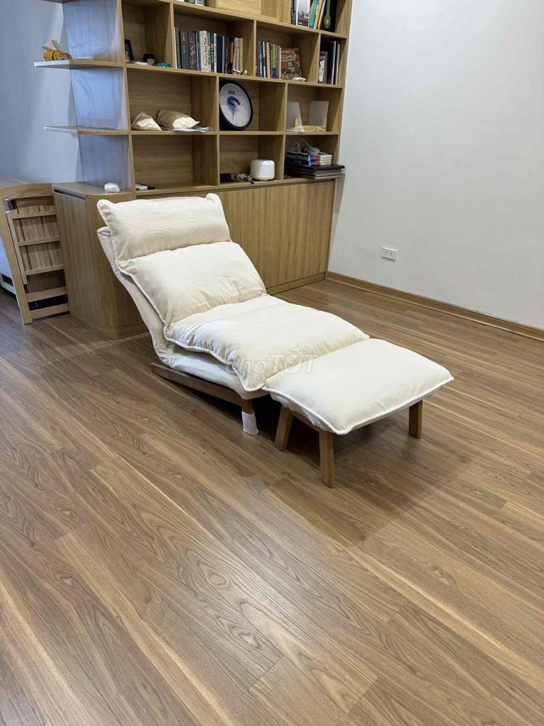 Ghế Muji thư giãn 1 chỗ ngồi và đôn gác chân. Mua bán Bàn ghế tại Quận Cầu Giấy Hà Nội được đăng bởi Nguyễn Ngọc Anh hình 1