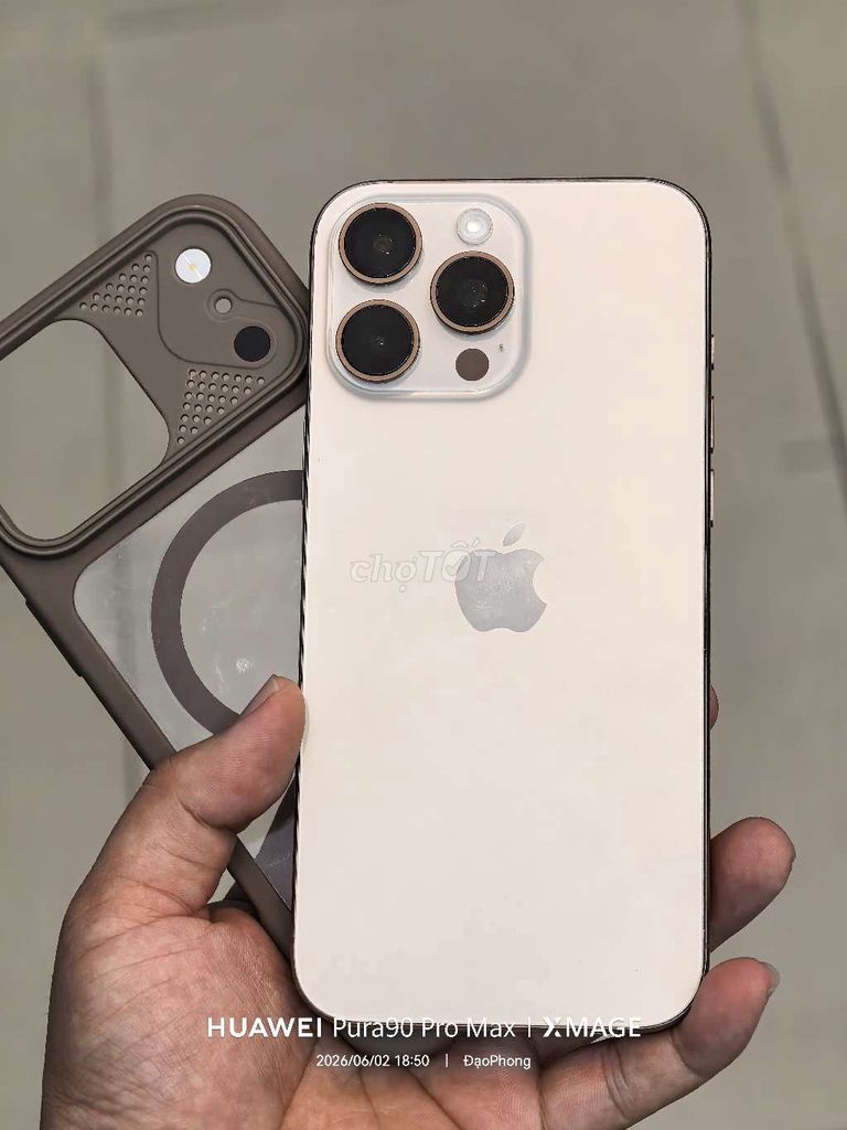 Apple iPhone 16 Pro Max 256GB Vàng. Mua bán Điện thoại tại Huyện Củ Chi Tp Hồ Chí Minh được đăng bởi Đạo Phong hình 1