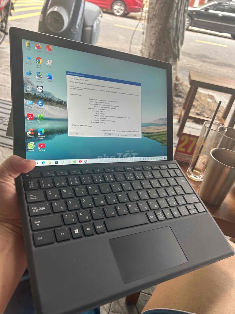 Surface Pro 7+ i5 8GB/256GB I5 Gen 11 cảm ứng. Mua bán Laptop tại Quận Ngũ Hành Sơn Đà Nẵng được đăng bởi Review Có Tâm hình 1
