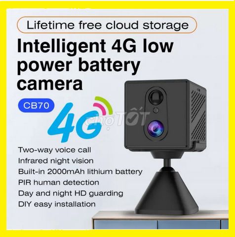 CameraVstarcam Xài Sim 4G CB70 Full HD 1080