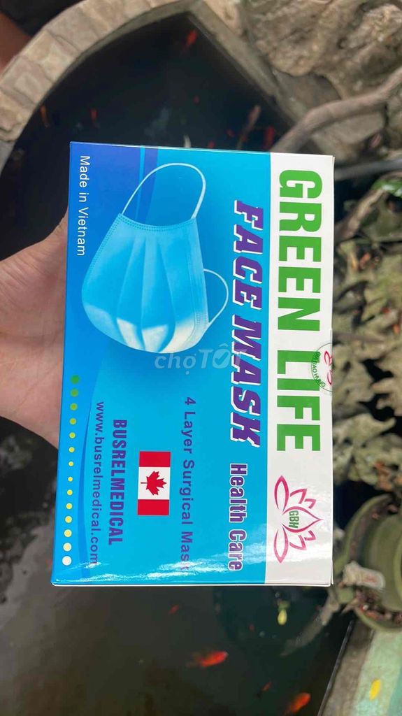Khẩu trang Green Life 4 lớp Việt Nam. Mua bán Phụ kiện thời trang khác tại Quận Long Biên Hà Nội được đăng bởi Đức Trí hình 1