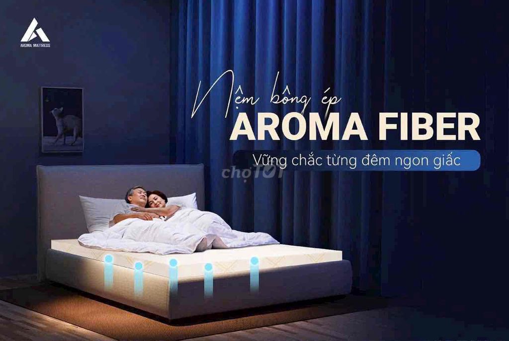 NỆM BÔNG ÉP AROMA FIBER. Mua bán Giường, chăn ga gối nệm tại Thành phố Long Xuyên An Giang được đăng bởi Nệm Giá Kho Mỹ Xuyên hình 1