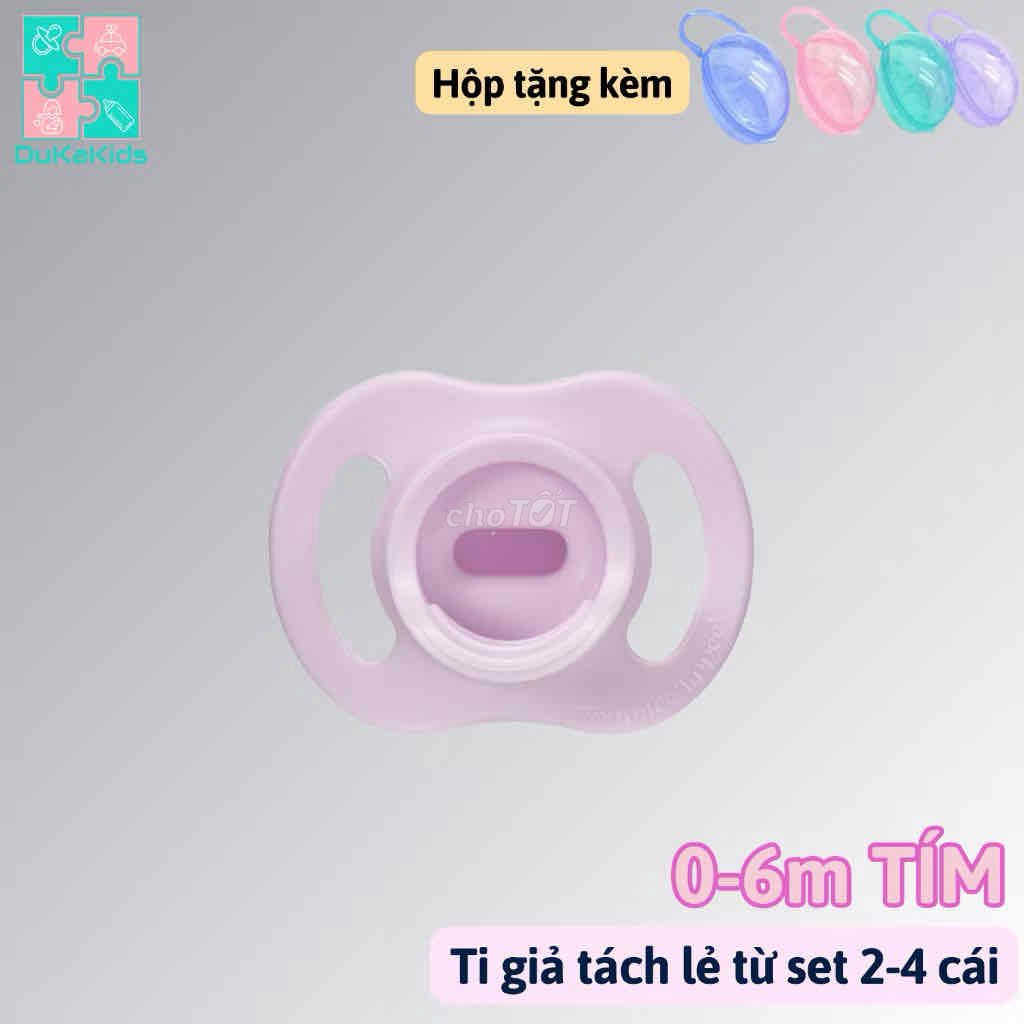 Ti giả Tommee Tippee Silicon Tím. Mua bán Mẹ và bé tại Thành phố Hạ Long Quảng Ninh được đăng bởi Phương Anh hình 1