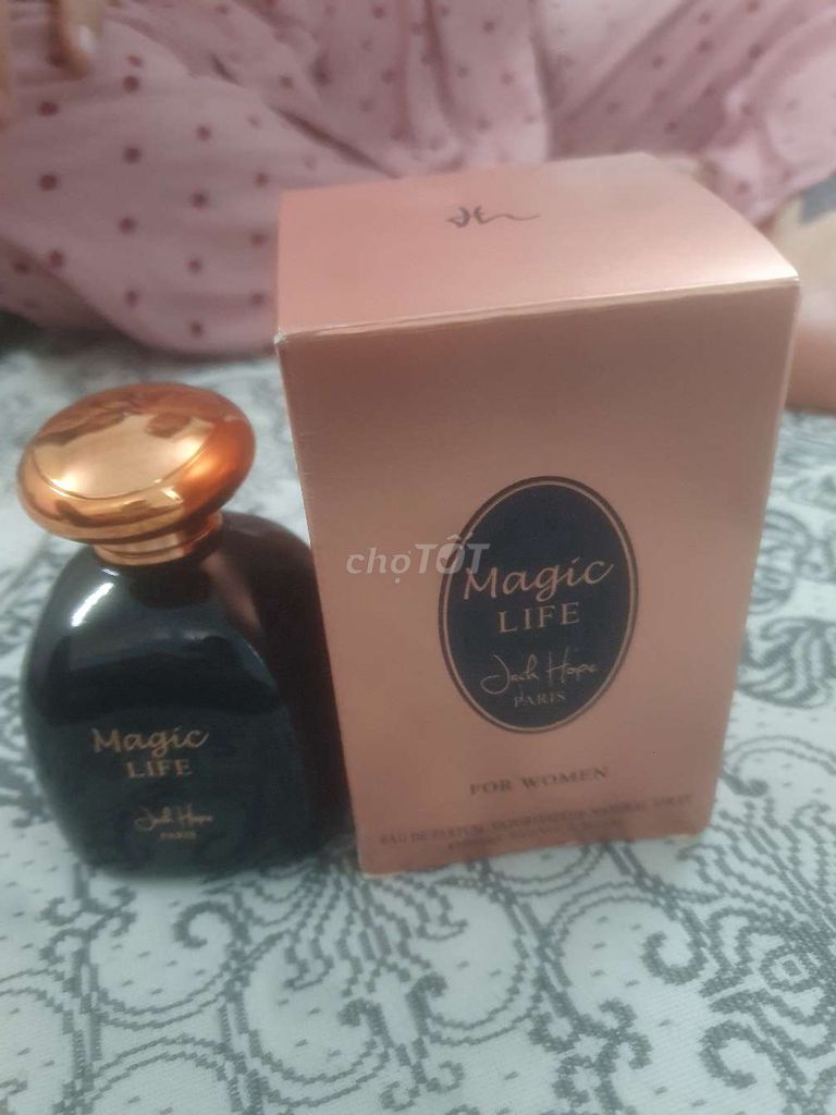 Nước hoa Jack Hope Magic Life Nữ Đen. Mua bán Nước hoa tại Thành phố Trà Vinh Trà Vinh được đăng bởi Bngoc hình 1