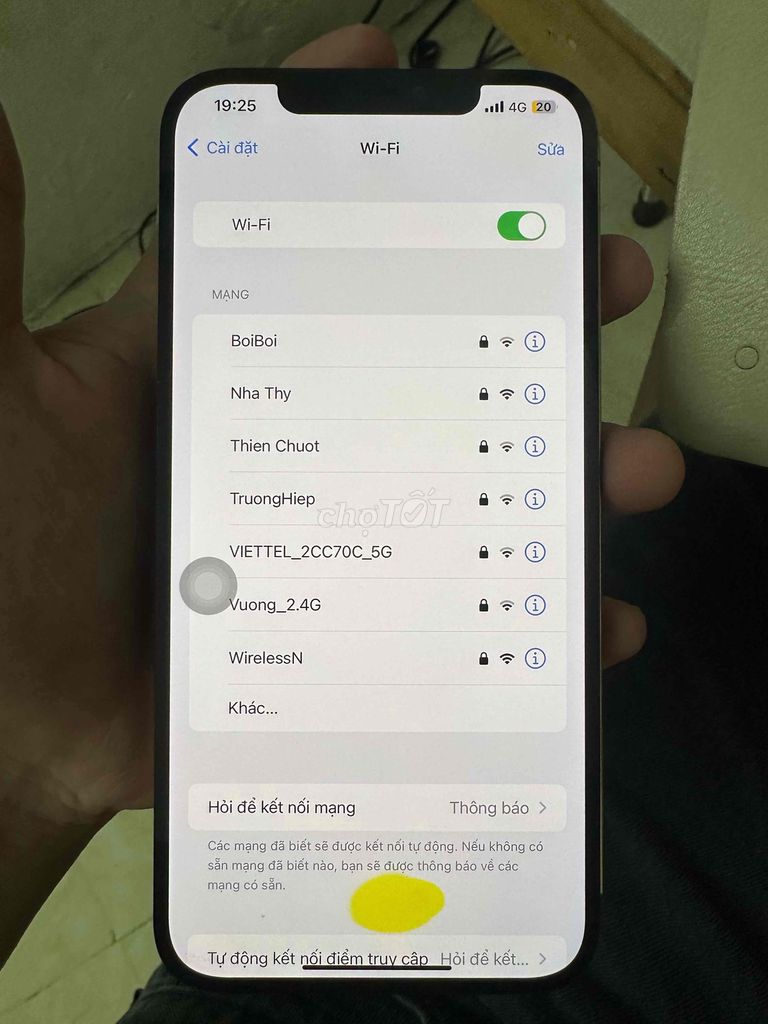 Xác iphone 12 promax icloudvay vào trong ok màn