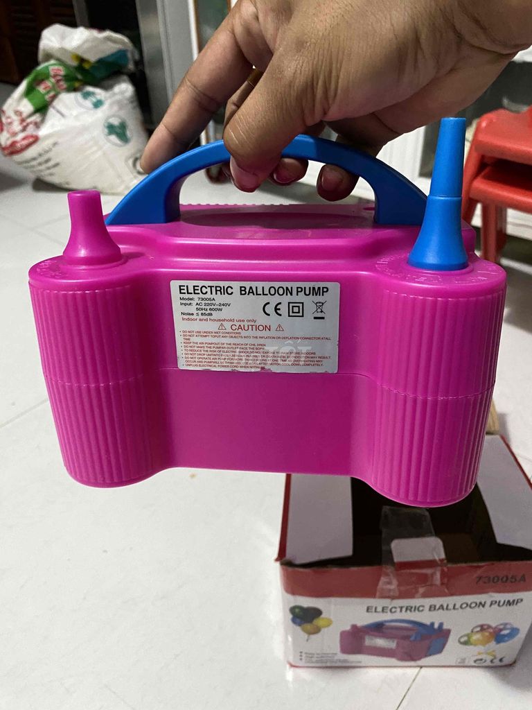 Bơm bong bóng điện 73005A Hồng. Mua bán Đồ chuyên dụng, Giống nuôi trồng tại Quận Ngũ Hành Sơn Đà Nẵng được đăng bởi Anh Khoa hình 1