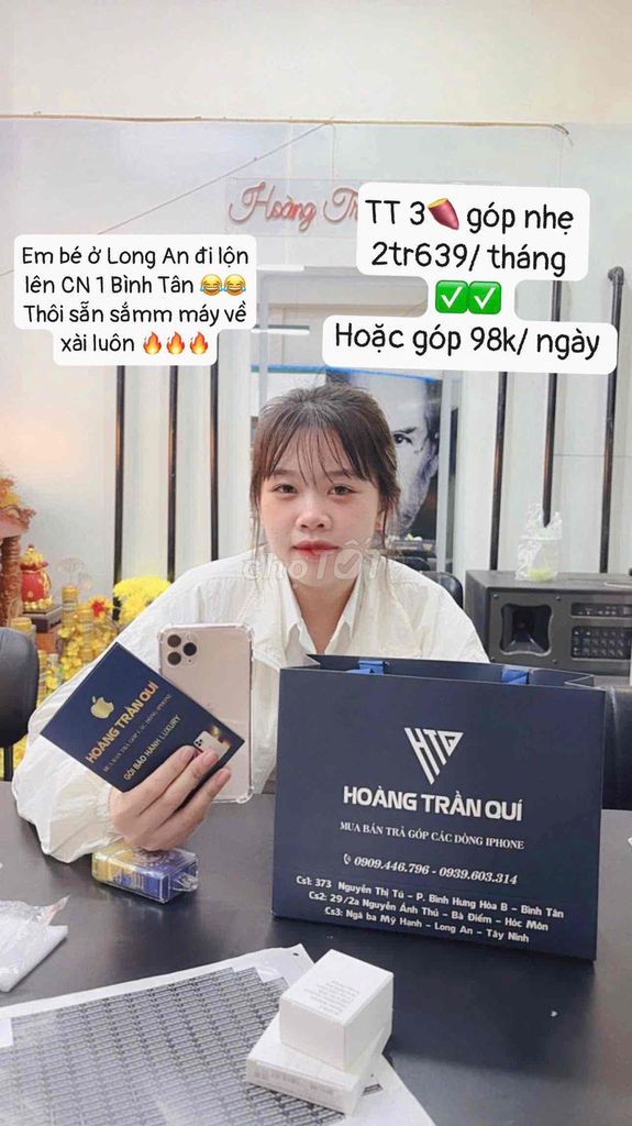 Apple iPhone 11 Pro Max Vàng. Mua bán Điện thoại tại Huyện Đức Hòa Long An được đăng bởi Hoàng Trần Quí  hình 1