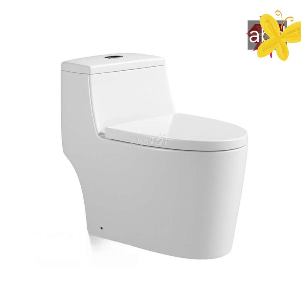 Bồn cầu BC021 Sứ ceramic Trắng. Mua bán Thiết bị vệ sinh, nhà tắm tại Quận Bình Tân Tp Hồ Chí Minh được đăng bởi NiNa SHOP hình 1